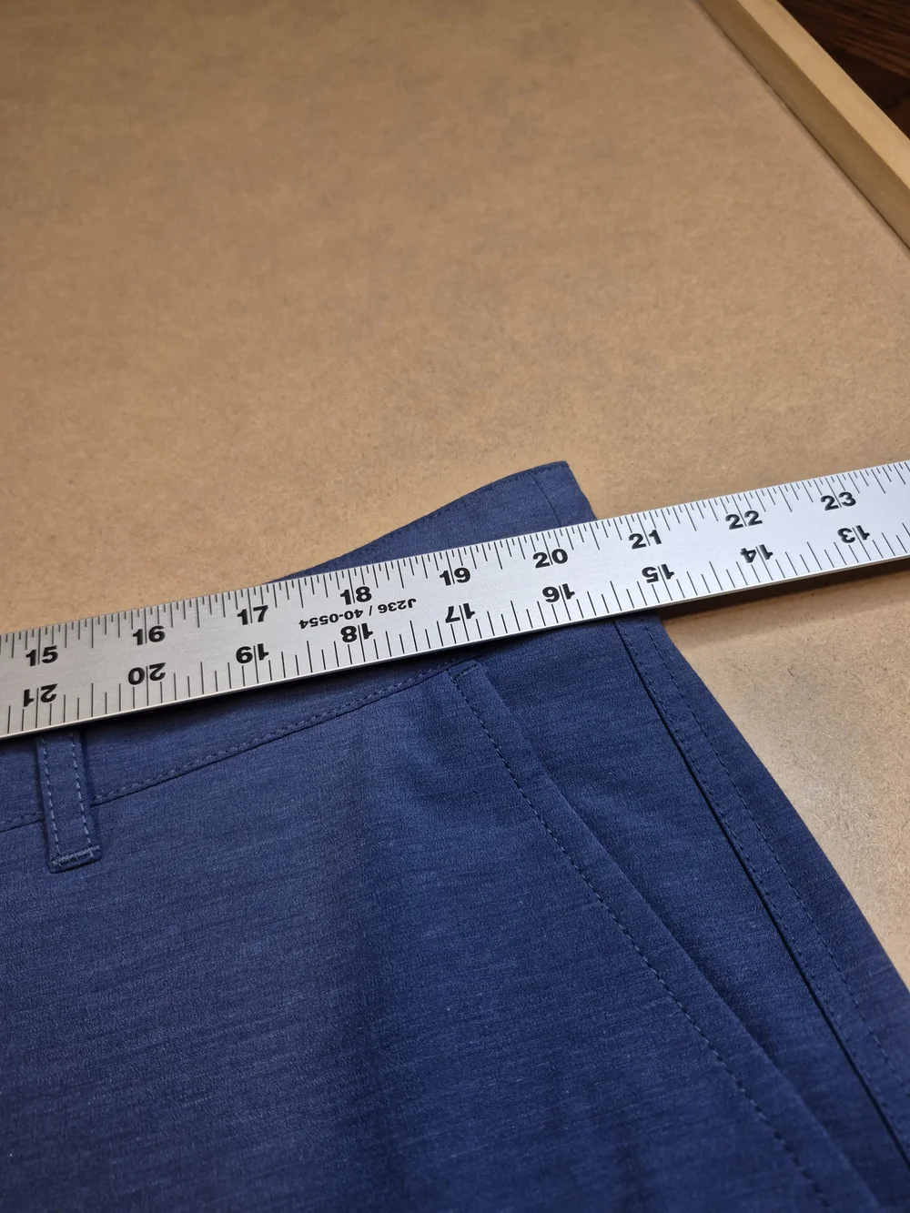 Faherty Navy Blue Flat-Front Performance Shorts 4567/7
